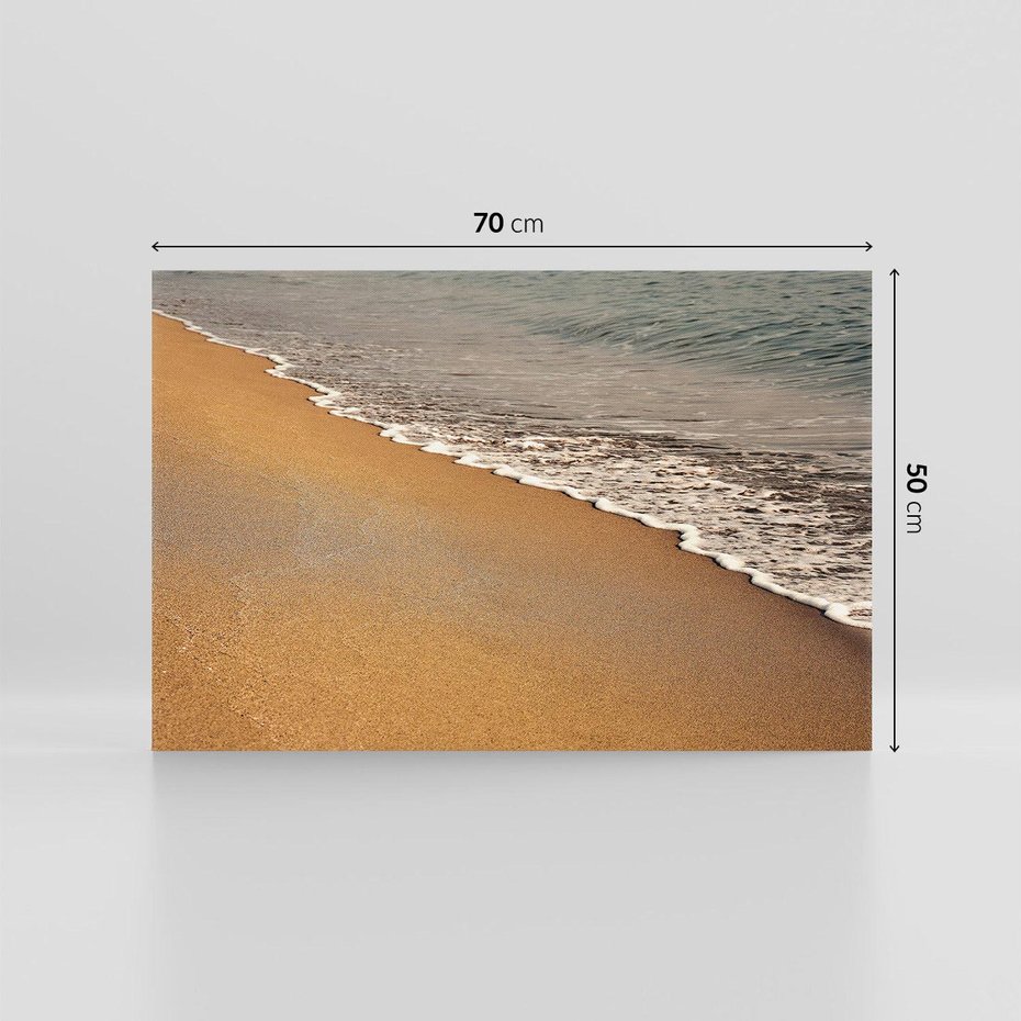 Obraz na płótnie 70x50 - Plaża Morza - plaża, morze