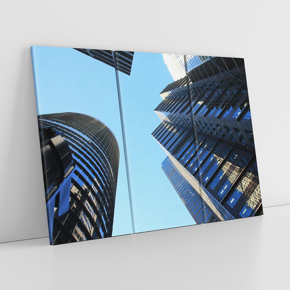 Obraz na płótnie 120x80 - Architektura wieżowców - Architektura, wieżowce