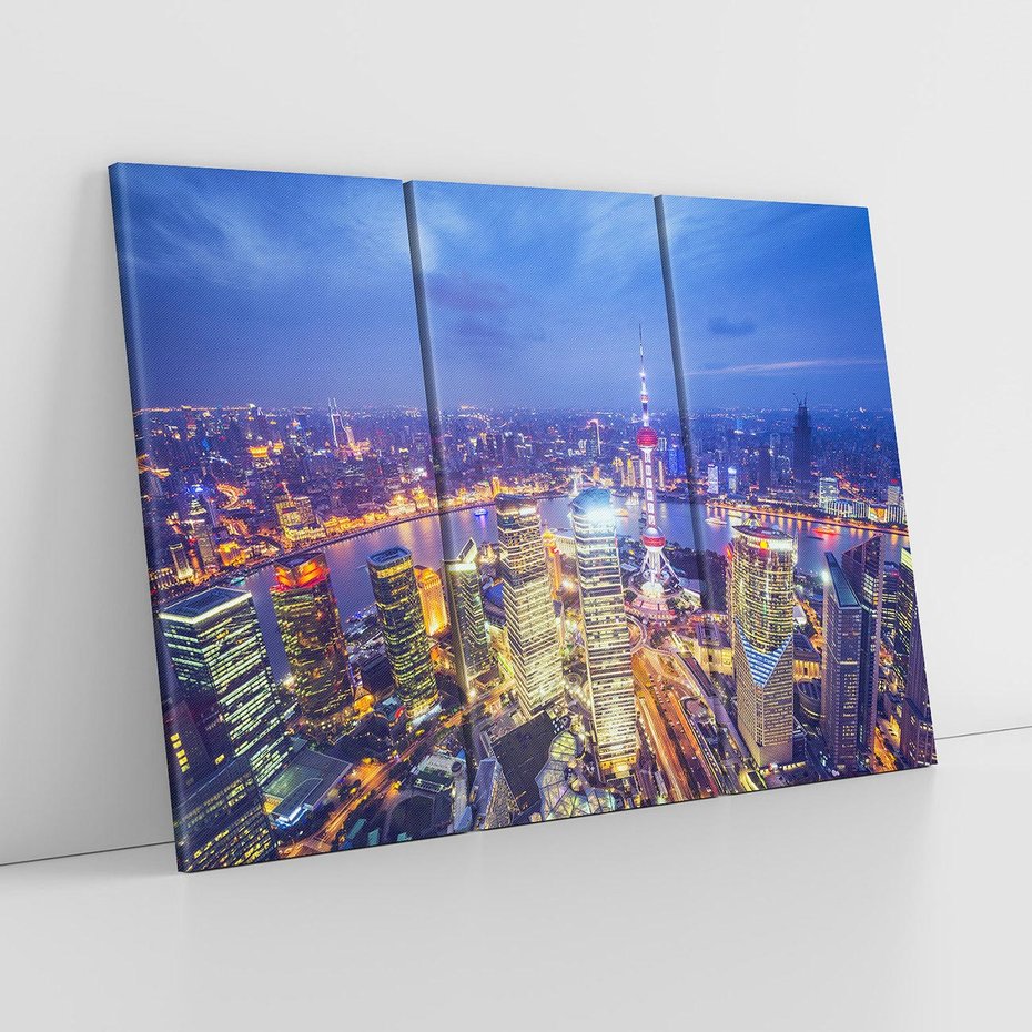 Obraz na płótnie 120x80 - Shanghai: Mocnowieżowce Azji - Shanghai, Chiny