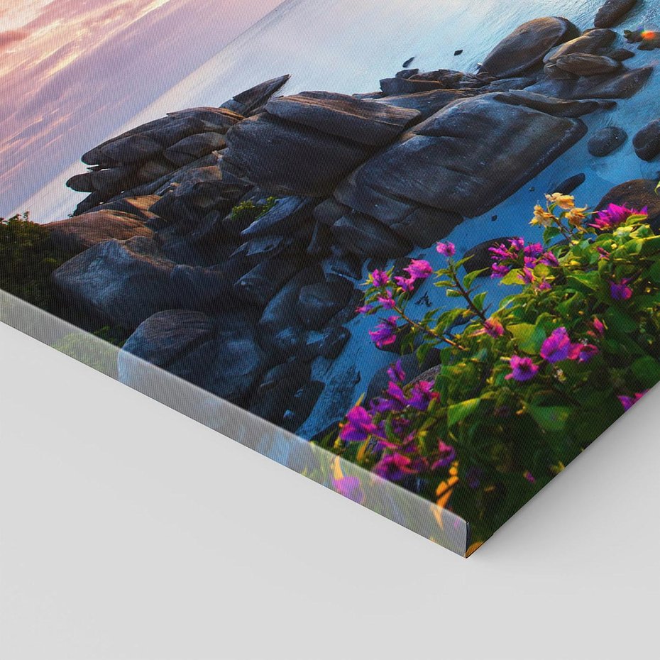 Obraz na płótnie 70x50 - Rajskie plaże Tajlandii - Tajlandia, plaża