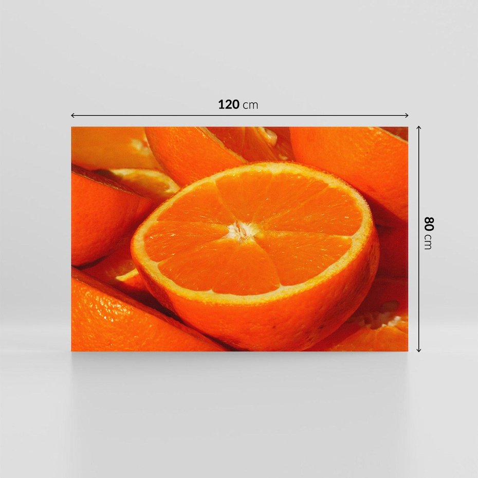 Obraz na płótnie 120x80 - Pomarańcze Owoce - pomarańcze, owoce