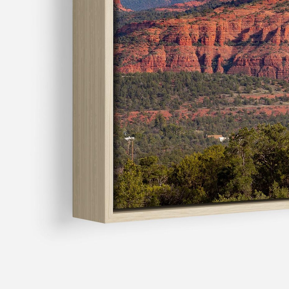 Obraz w ramie 80x80 - Majestatyczny Wielki Kanion - wielki kanion, perspektywa - rama drewno