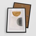 Plakat w ramie 50x70 - Nowoczesna Sztuka Geometrii - nowoczesna sztuka, modern - rama czarna