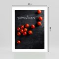 Plakat bez ramy 40x50 - Świeżość Smaku - pomidory, kuchnia