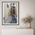 Plakat bez ramy 21x30 - Uroki Włoskiej Uliczki - włoska, uliczka