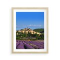 Plakat w ramie 40x50 - Prowansalska Aura - lawenda, Prowansja - rama drewno