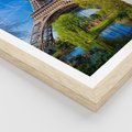 Plakat w ramie 40x50 - Wieża Eiffla w Paryżu - Eiffla, Paryż - rama drewno