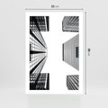 Plakat bez ramy 21x30 - Architektoniczna Symetria - architektura, wysoki wieżowiec
