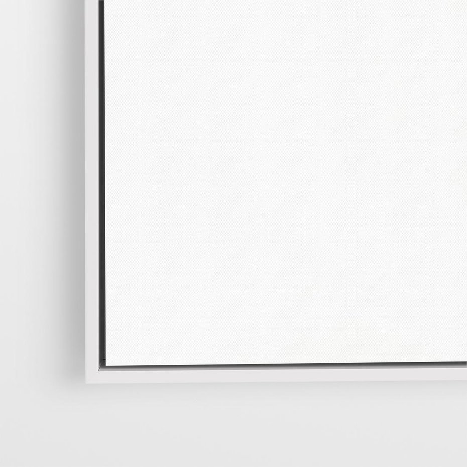 Obraz w ramie 120x80 - Przyjemność dla Oczu - złote, liście - rama biała