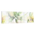 Obraz na płótnie 120x40 - Delikatne Kolory - akwarelowe, kwiaty
