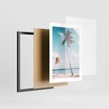 Plakat w ramie 30x40 - Raj na Ziemi - plaża, ocean - rama czarna
