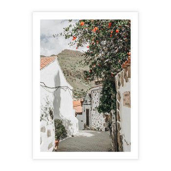 Plakat bez ramy 40x50 - Południe Europy - śródziemnomorski krajobraz, uliczka we włoszech
