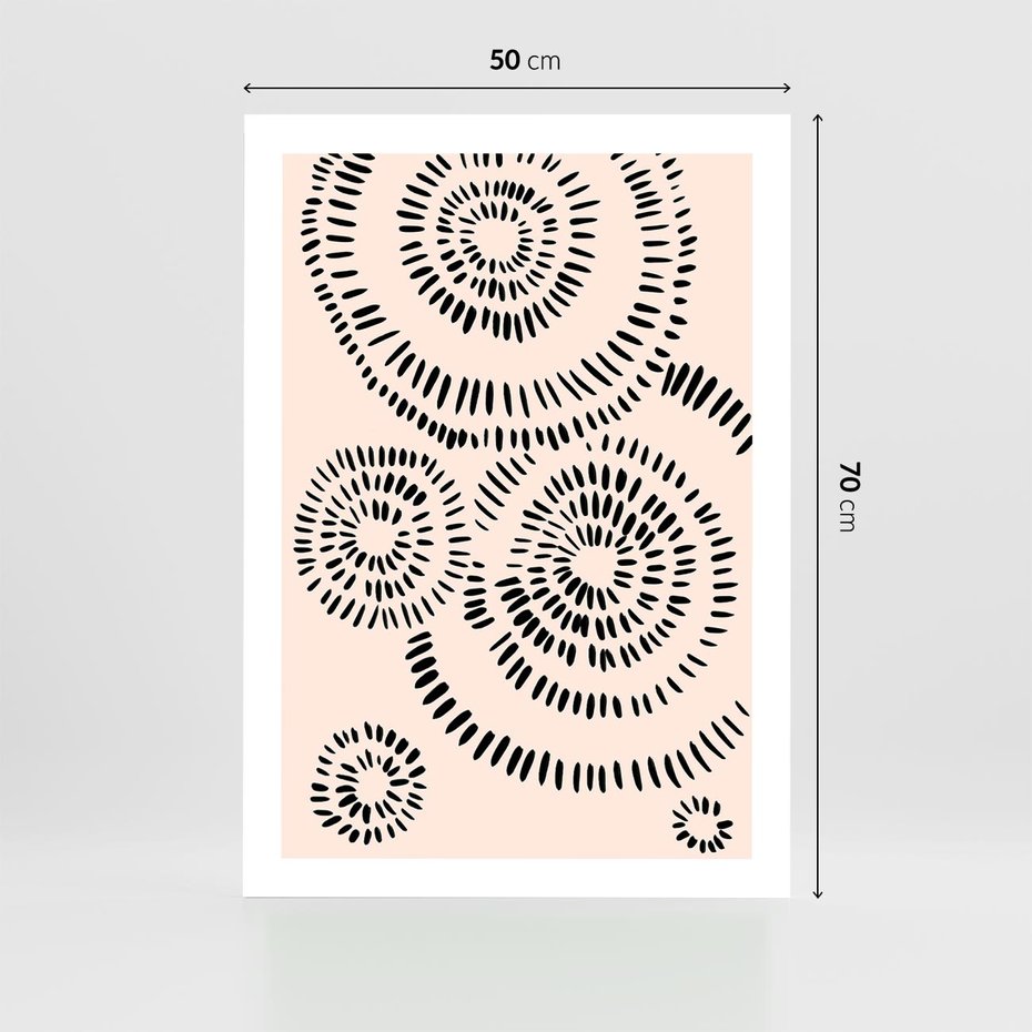 Plakat bez ramy 50x70 - Abstrakcyjne Wnętrza - minimalistyczne kształty, odbicia