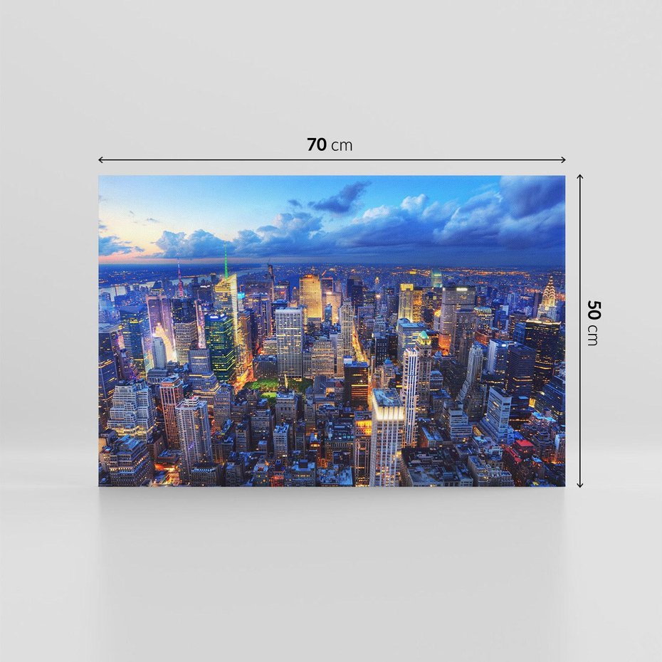 Obraz na płótnie 70x50 - Energia wielkiego miasta - Nowy Jork, NY
