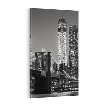 Obraz na płótnie 80x120 - Most nad Manhattańskim Skarbem - most, Nowy Jork