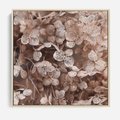 Obraz w ramie 80x80 - Przemijająca Piękność - fotografia, zbliżenie - rama drewno