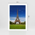 Plakat bez ramy 21x30 - Eiffla: symbole Paryża - Eiffla, Paryż