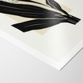 Plakat bez ramy 30x40 - Harmonia liści - minimalistyczny obraz, szkic