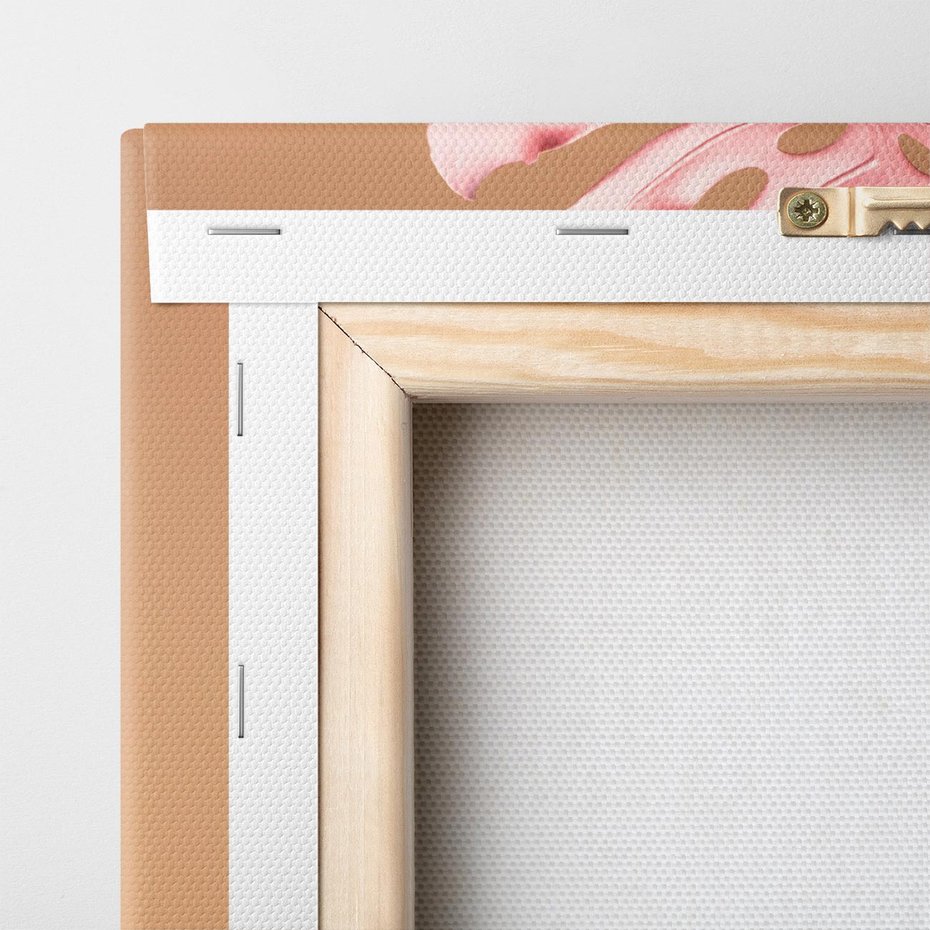 Obraz na płótnie 50x70 - Wyjątkowy monstera - monstera, liść