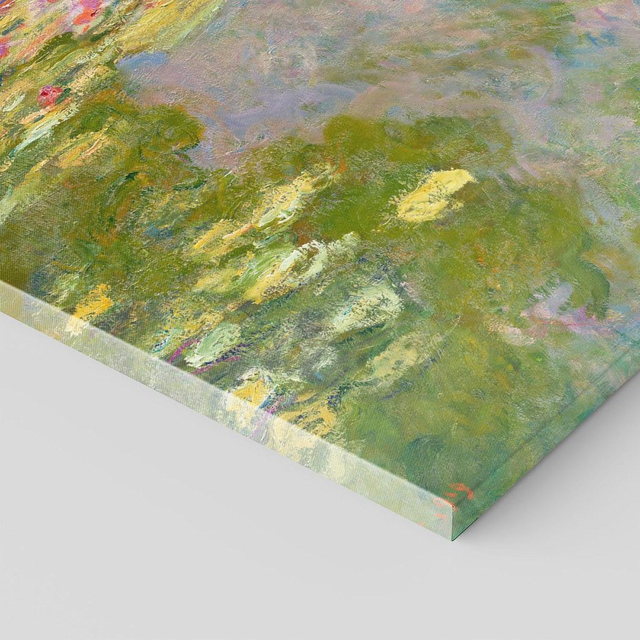Obraz na płótnie 100x70 - "Lilie wodne" (1919), Claude Monet - Reprodukcja - reprodukcja, obraz na płótnie