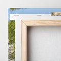 Obraz na płótnie 30x30 - Relaks nad Morskimi Wzgórzami - plaża, wydmy