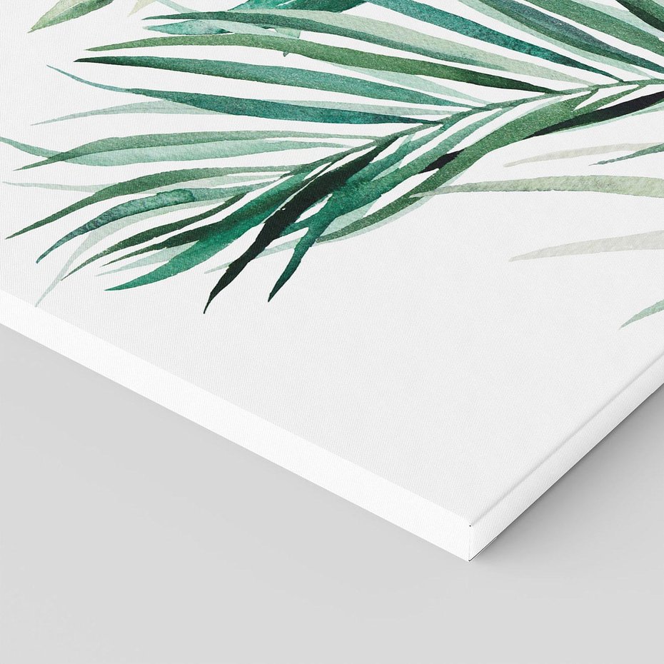 Obraz na płótnie 100x70 - Blask Natury - złote, liście