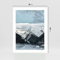 Plakat bez ramy 30x40 - Magia Zimy w Górach - góry, śnieg