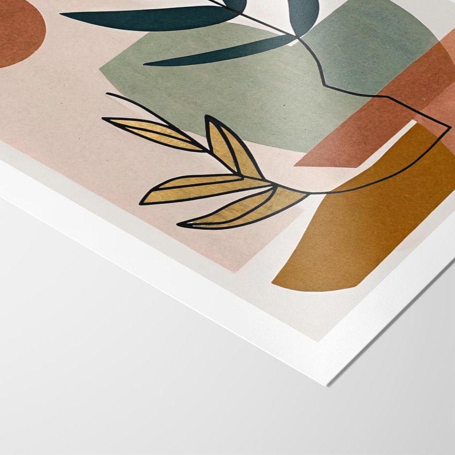 Plakat bez ramy 30x40 - Rozkwitająca Boho Wyobraźnia - boho obraz, abstrakcja