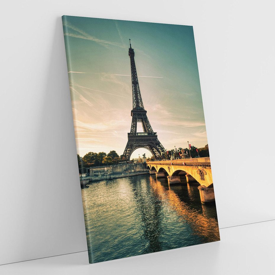 Obraz na płótnie 80x120 - Paryski Szczyt - Paryż, wieża