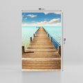 Obraz na płótnie 50x70 - Pomost nad morską przestrzenią - pomost, morze