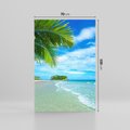 Obraz na płótnie 70x100 - Ucieczka do Raju - wyspa tropikalna, plaża