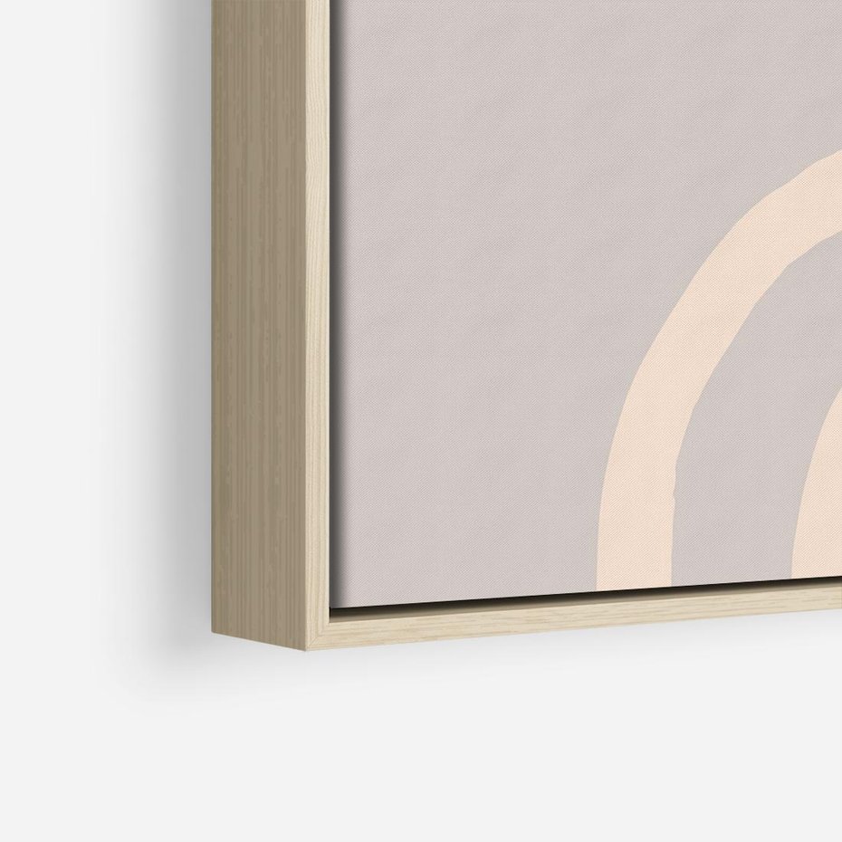 Obraz w ramie 80x80 - Wystylizowana Rewolucja - minimalistyczny obraz, nowoczesny - rama drewno