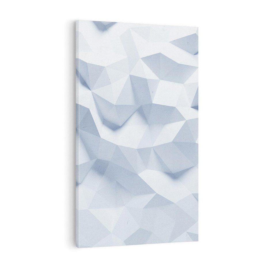 Obraz na płótnie 50x70 - Trójwymiarowa geometria - geometria, 3d