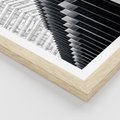 Plakat w ramie 40x50 - Architektura Stopniowa - architektura, budynki - rama drewno
