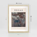 Plakat w ramie 30x40 - Elegancja Baletu na Plakacie - reprodukcja, degas - rama drewno