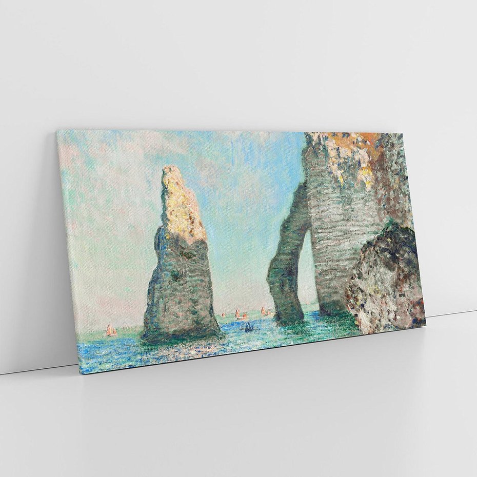 Obraz na płótnie 120x60 - Klify Étretat (1885), Claude Monet - Reprodukcja - reprodukcja, obraz na płótnie