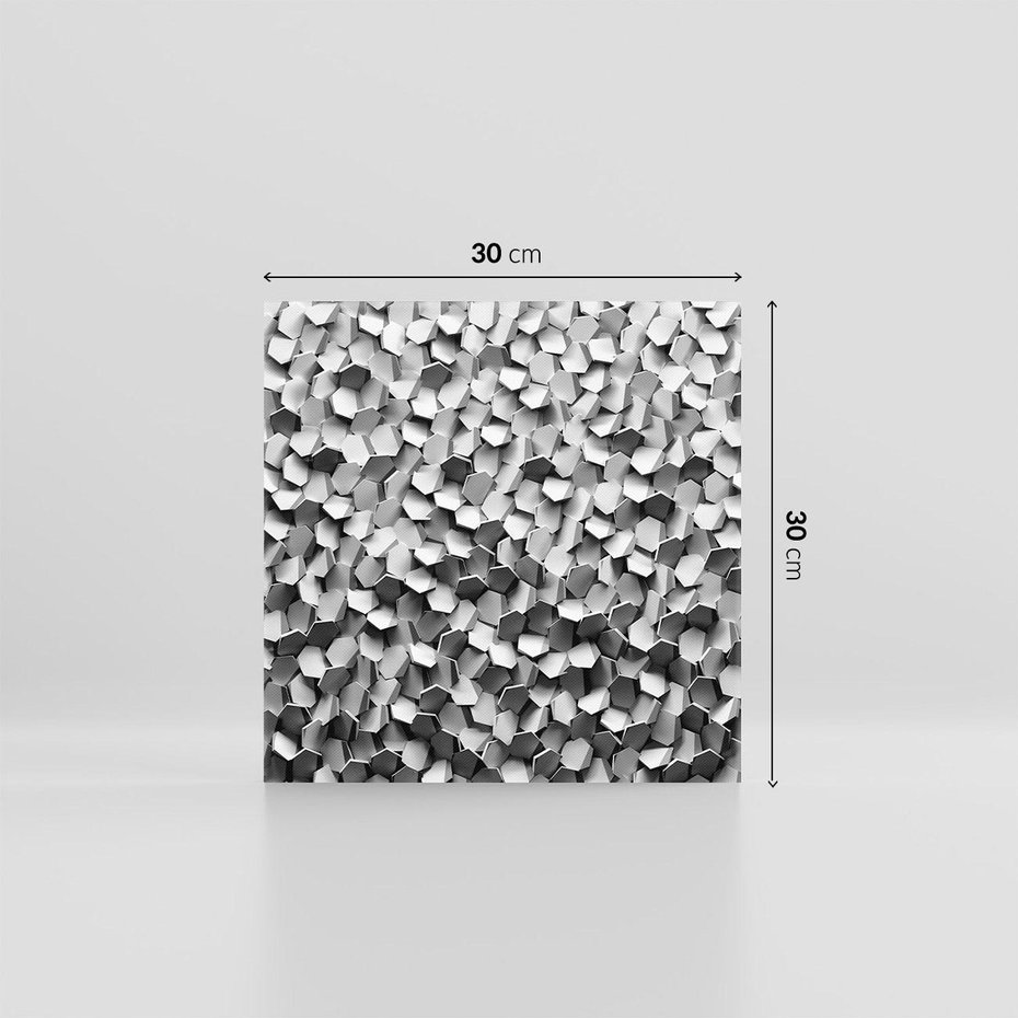Obraz na płótnie 30x30 - Odkryj głębię sztuki - graficzne, 3D