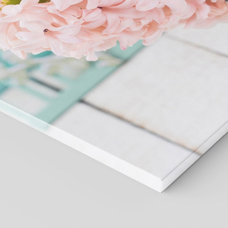 Obraz na płótnie 120x80 - Kwiatowa harmonia hiacyntów - kwiaty, hiacynty