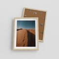 Plakat w ramie 30x40 - Piasek pustyni w ogniu - pustynia, piasek - rama drewno