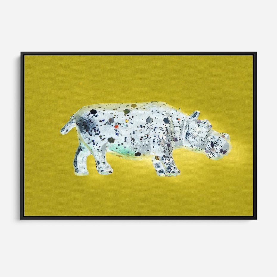 Obraz w ramie 100x70 - Odnalezione w oceanie snów - pozytywna, wesoła sztuka - rama czarna