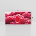 Obraz na płótnie 120x60 - Maliny Soczysta Eksplozja - maliny, owoce