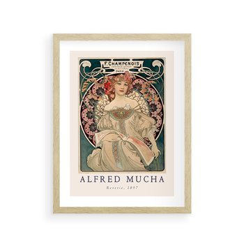Plakat w ramie 40x50 - Piękno Art Nouveau - plakat, obraz - rama drewno