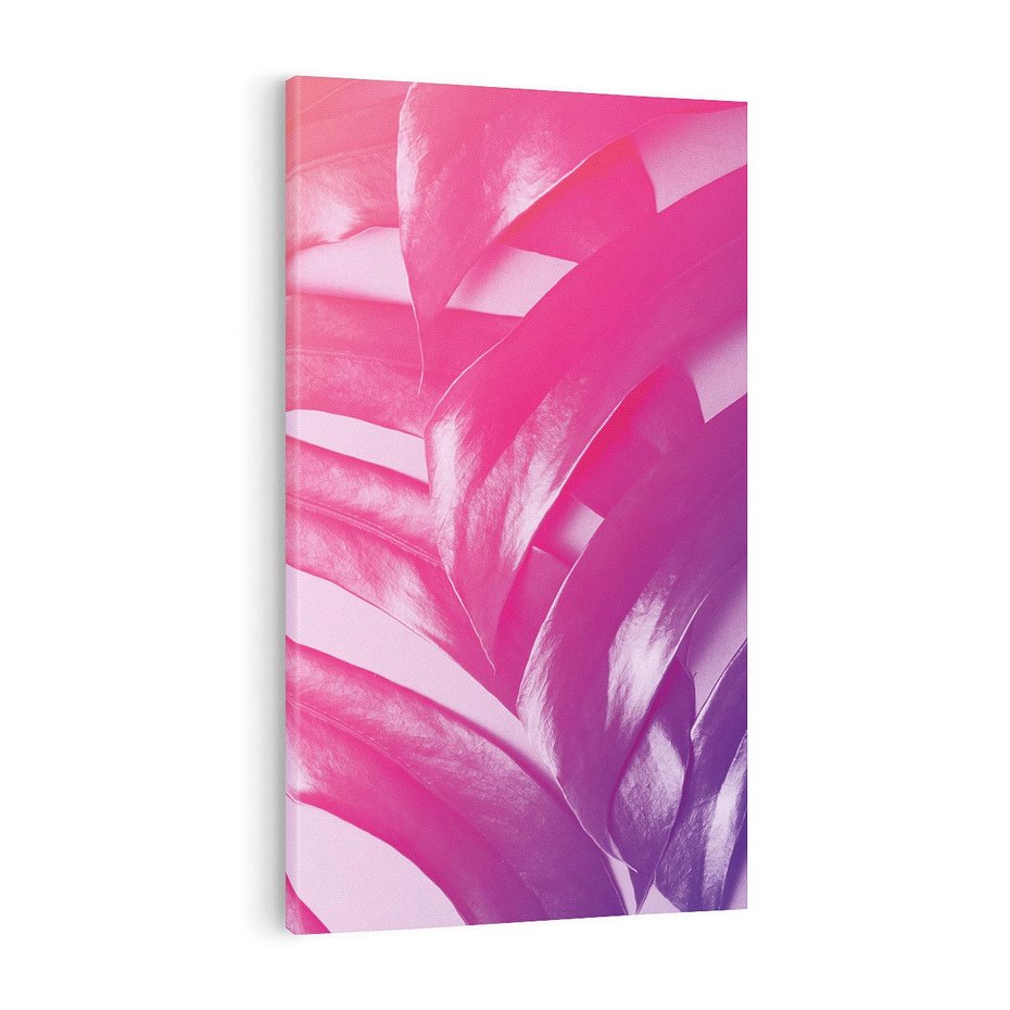 Obraz na płótnie 80x120 - Monstera Kwiaty Liście - monstera, kwiaty