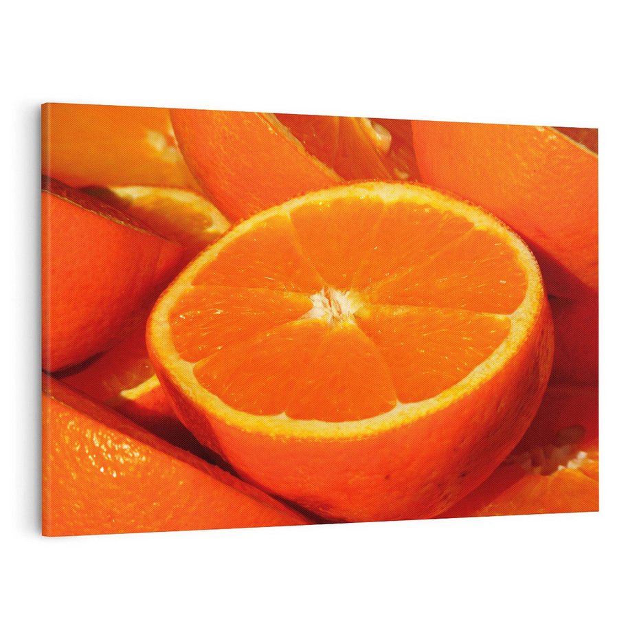 Obraz na płótnie 100x70 - Pomarańcze Owoce - pomarańcze, owoce
