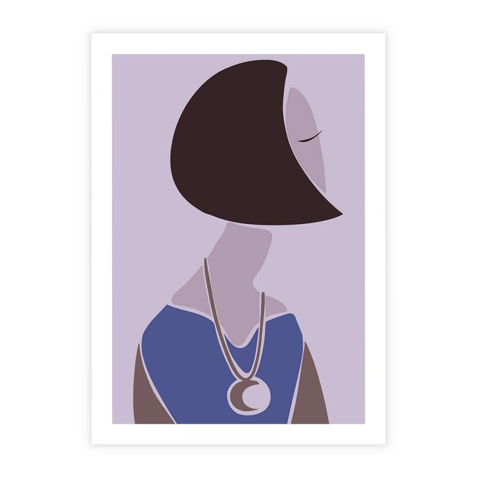 Plakat bez ramy 50x70 - Kobieca Esencja - nowoczesny plakat, modern art