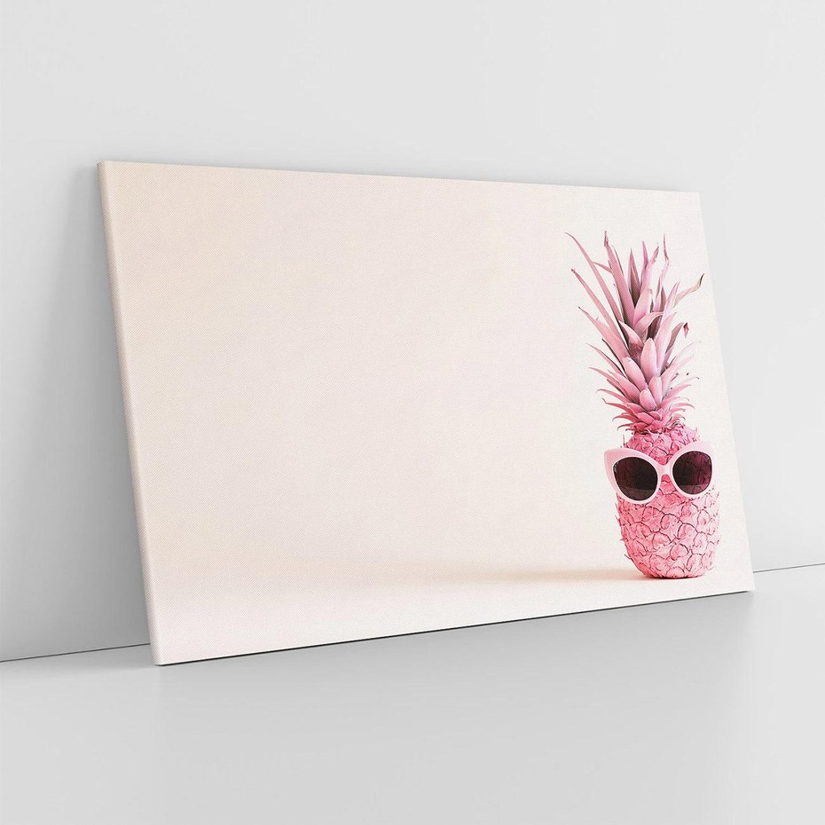 Obraz na płótnie 120x80 - Wakacyjny, ananasowy akcent - ananas, lato