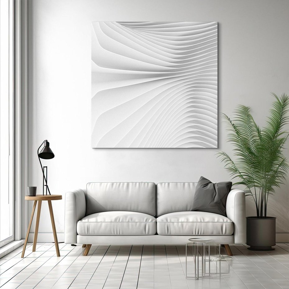 Obraz na płótnie 40x40 - Odkryj Nowe Wymiary - abstrakcja