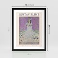 Plakat w ramie 40x50 - Gustav Klimt: Reprodukcja - reprodukcja, gustav klimt - rama czarna