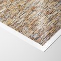 Plakat bez ramy 30x40 - Mur z cegieł - surowa elegancja - mur, cegły