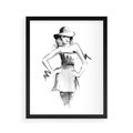 Plakat w ramie 40x50 - Piękno mody i urody - beauty, fashion - rama czarna